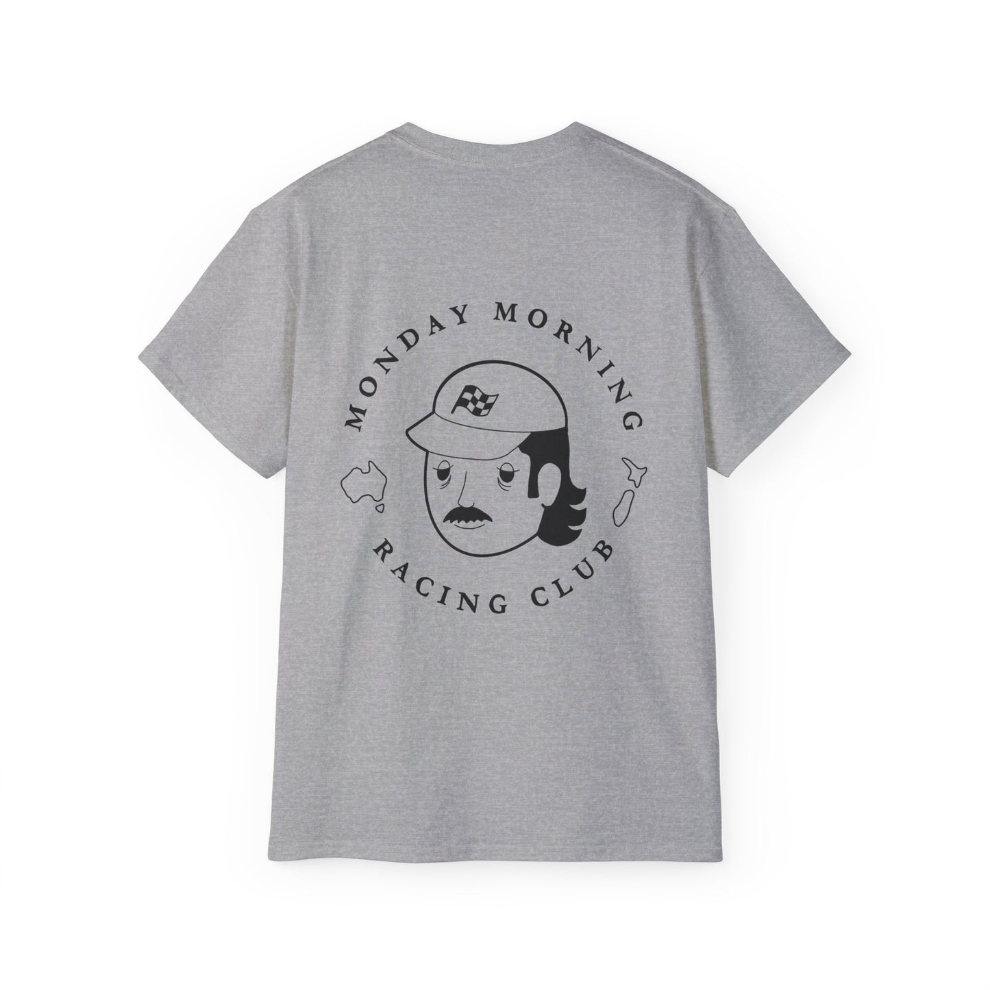 Monday Morning Racing Club Unisex Tee (Dude Logo)