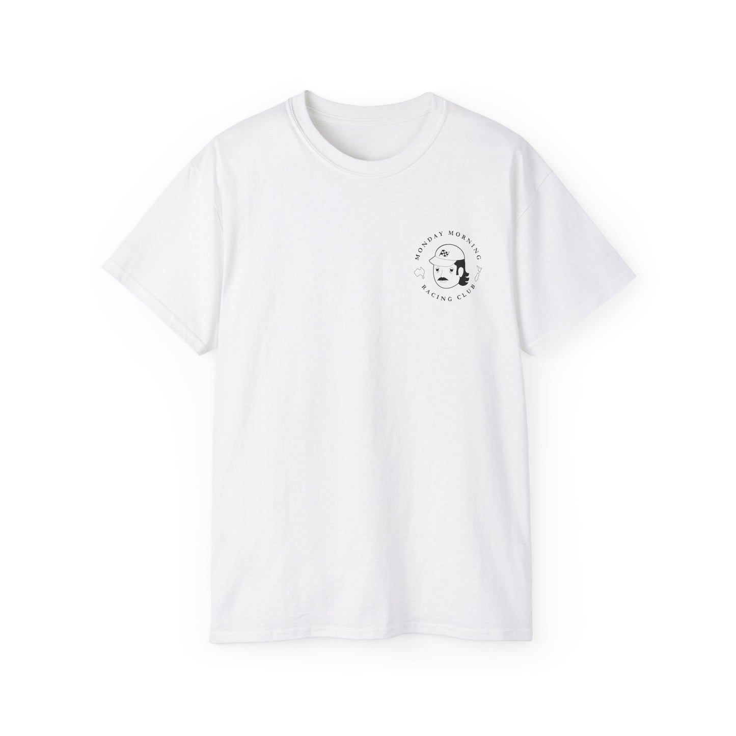 Monday Morning Racing Club Unisex Tee (Dude Logo)