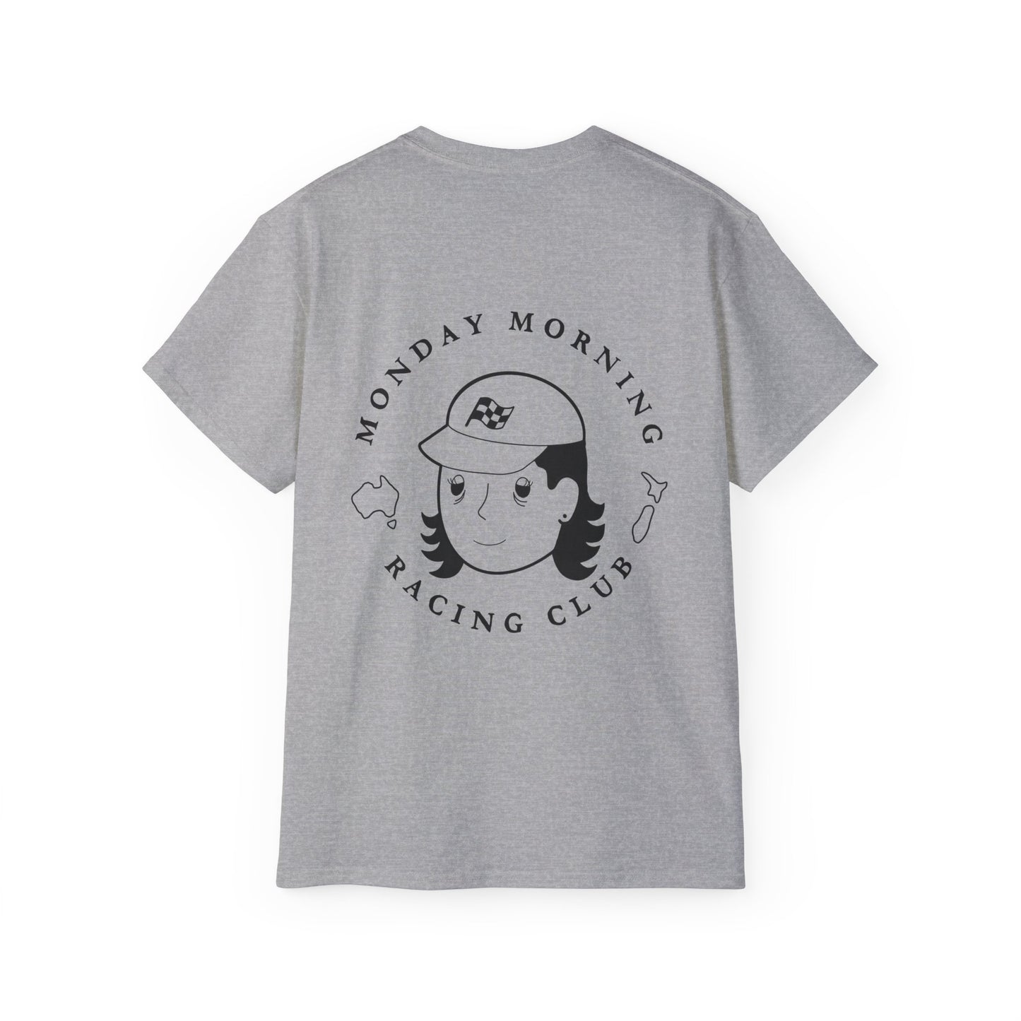 Monday Morning Racing Club Unisex Tee (Lady Logo)