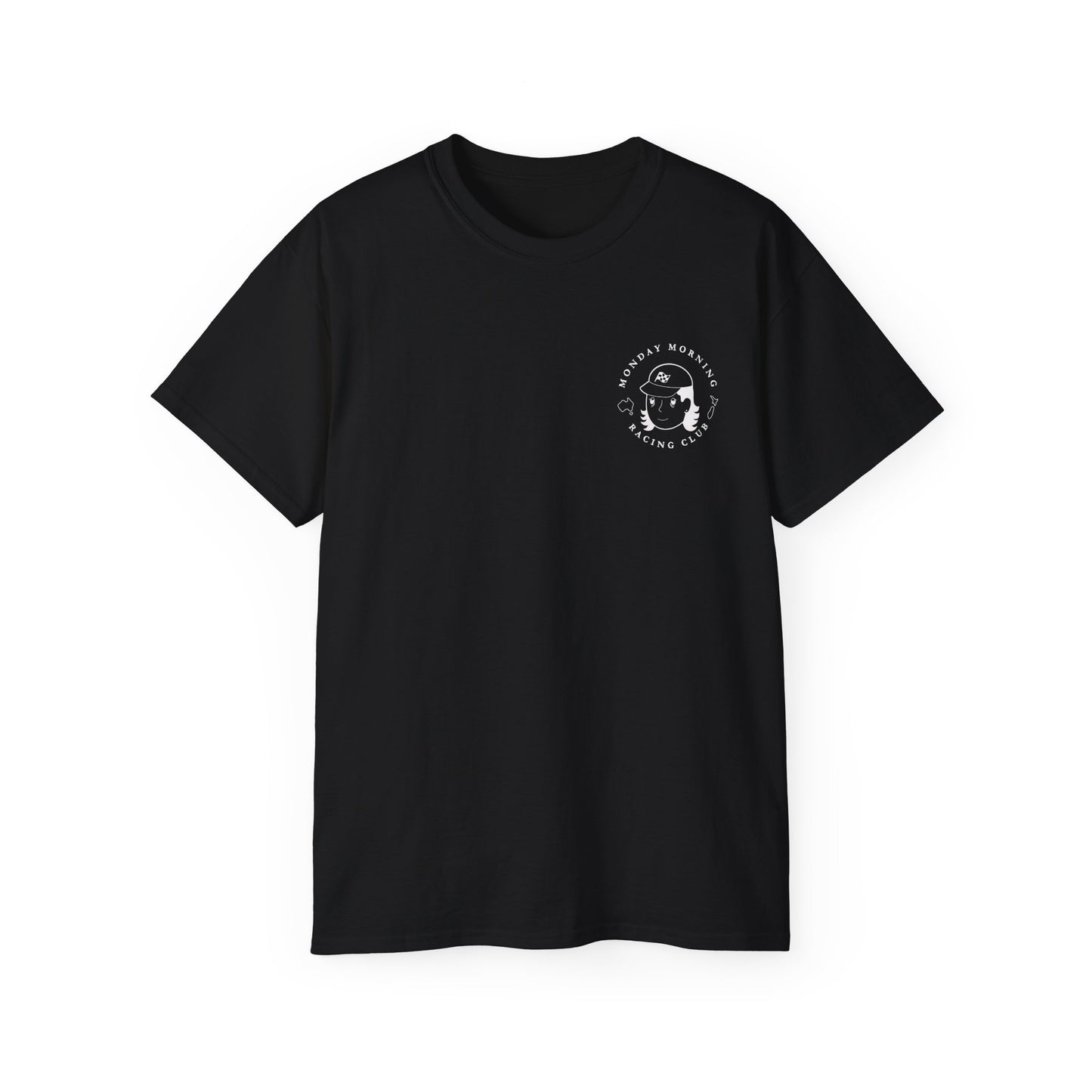 Monday Morning Racing Club Unisex Tee (Lady Logo)