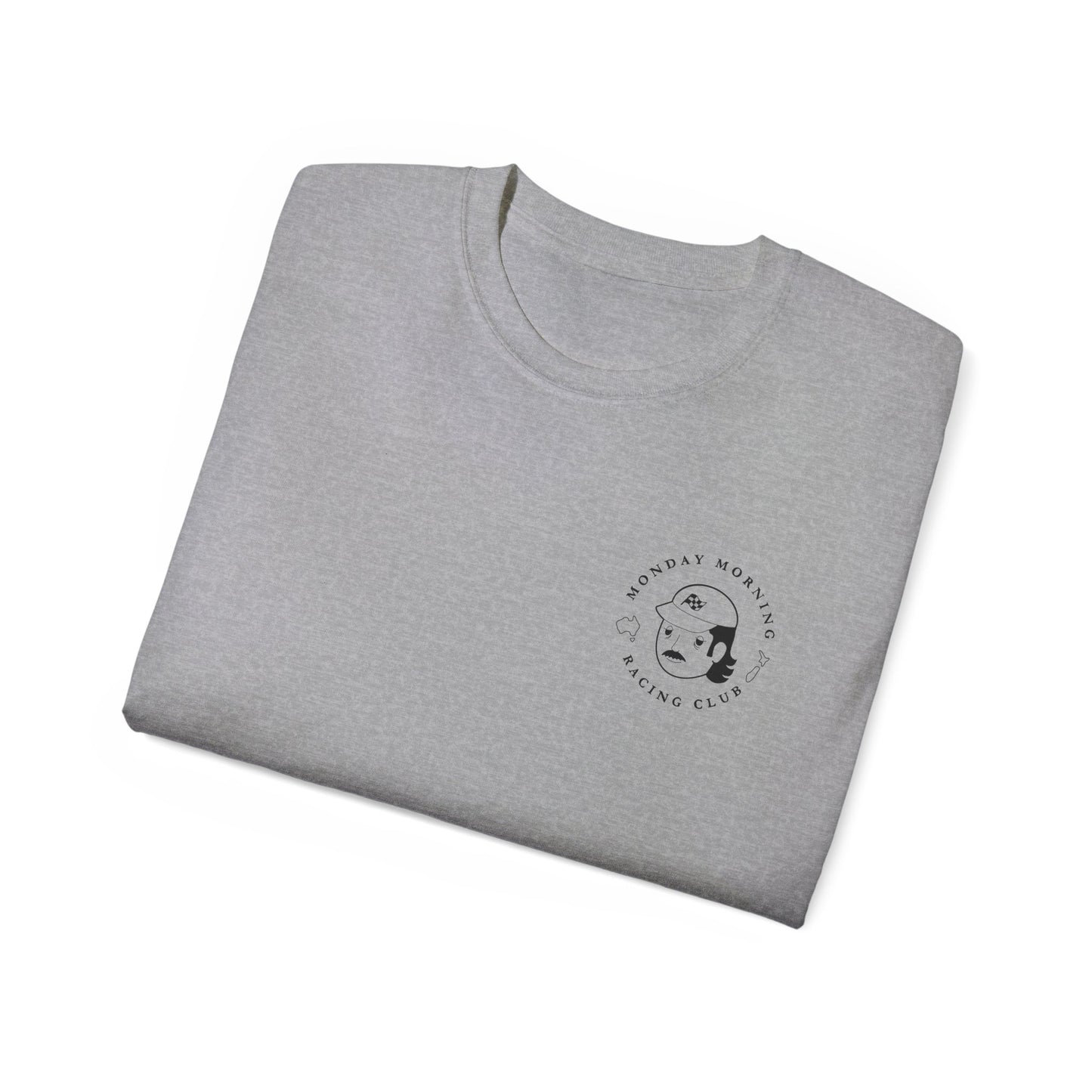 Monday Morning Racing Club Unisex Tee (Dude Logo)