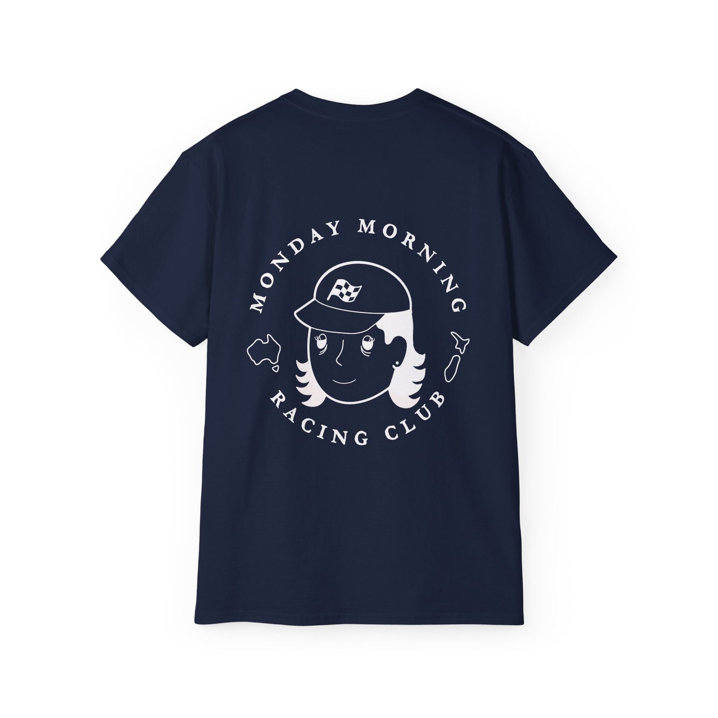 Monday Morning Racing Club Unisex Tee (Lady Logo)
